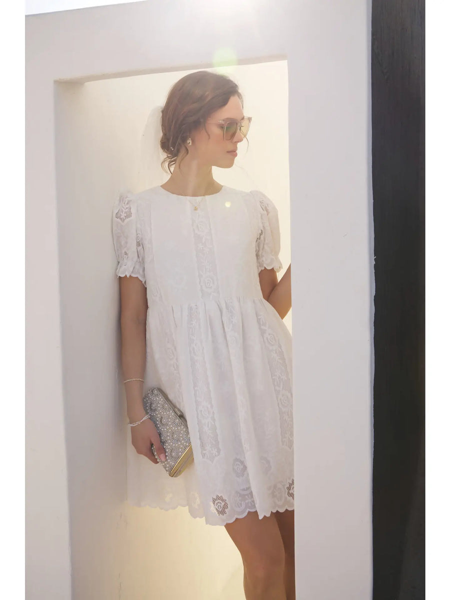 Floral Embroidered Babydoll - Dreamy Romance Edit