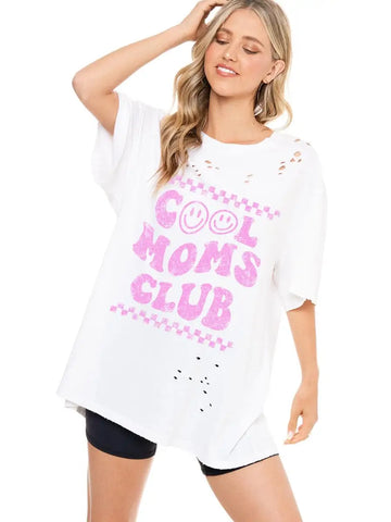 COOL MOMS CLUB GRAPHIC TEE