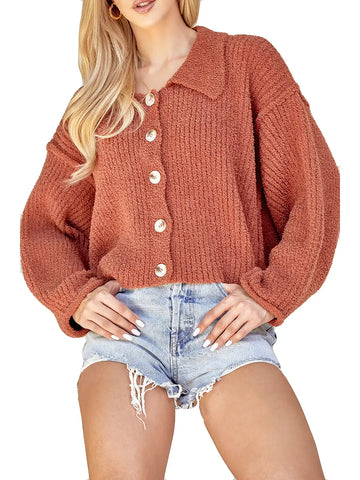 Collared Cardigan