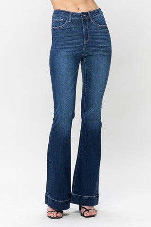 HIGH RISE TROUSER FLARE JEANS