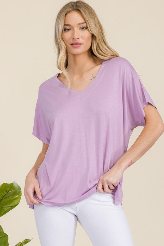 THE BUTTERY SOFT TOP-LAVENDER