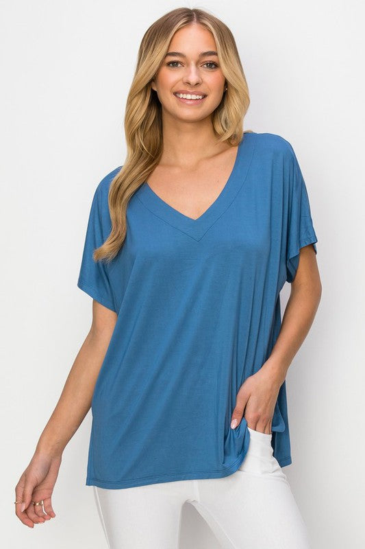 THE BUTTERY SOFT TOP- DENIM BLUE