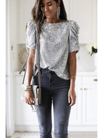 Hadley Sequin Top