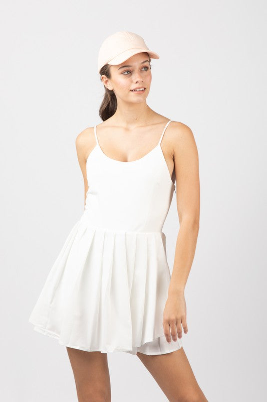 THE JANE TENNIS DRESS -WHITE