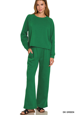 THE FLEECE SET- GREEN