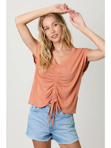 THE TUESDAY TOP - orange
