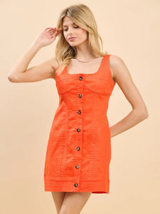 Gameday Stretch  Denim Mini Dress