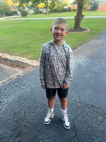 PRE ORDER Youth Sizing - Performance Hoodie - Classic Deer Camo