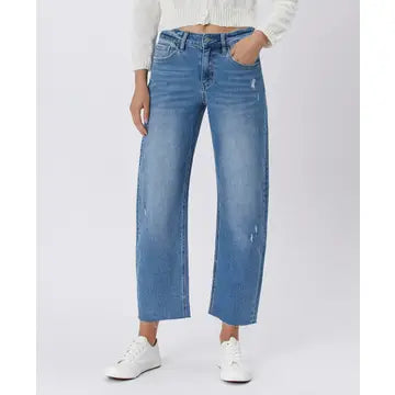 High Rise Mild Barrel Jeans