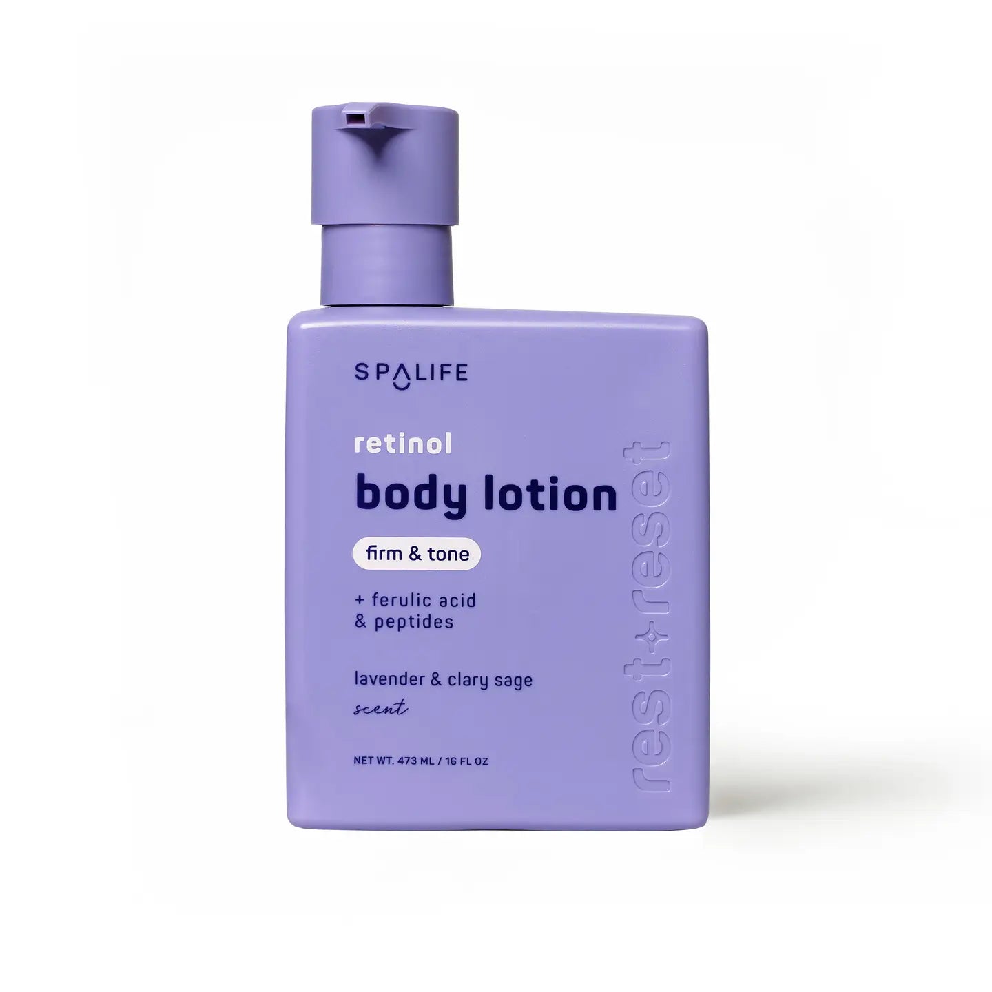 Rest Reset Retinol Body Lotion, Lavender & Clary Sage Scent