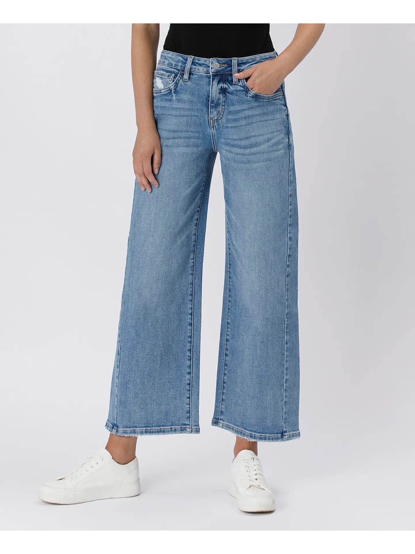 High Rise Baggy Wide Jeans