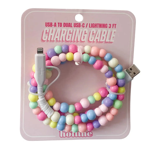 Charging Cable - Rainbow - Stocking Stuffer