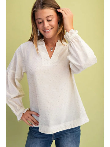CREAM DELIGHT BLOUSE