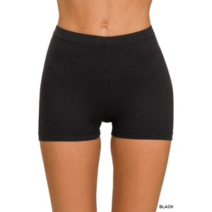 THE PERFECT BIKER SHORT-BLACK