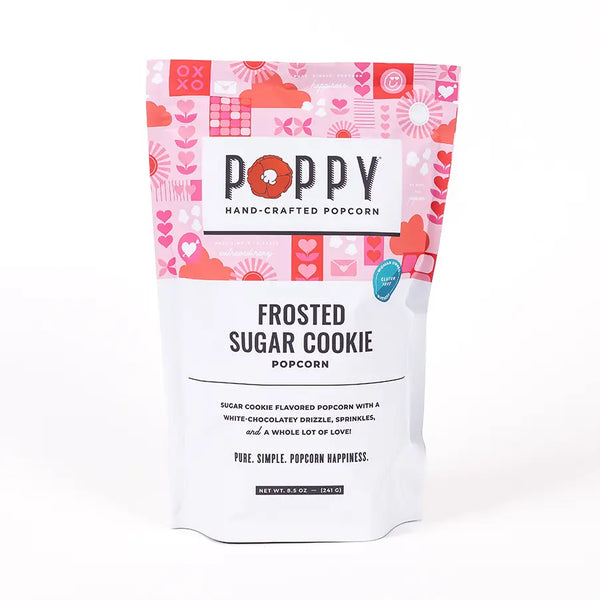 Frosted Sugar Cookie Popcorn