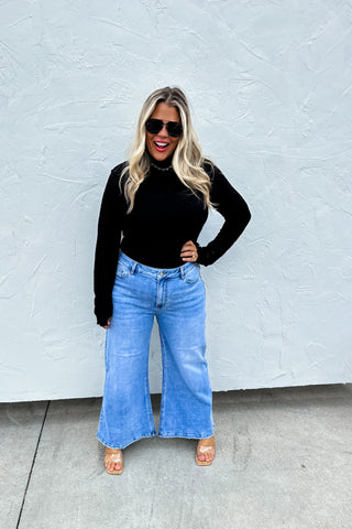 SYDNEY CROP FLARE JEANS