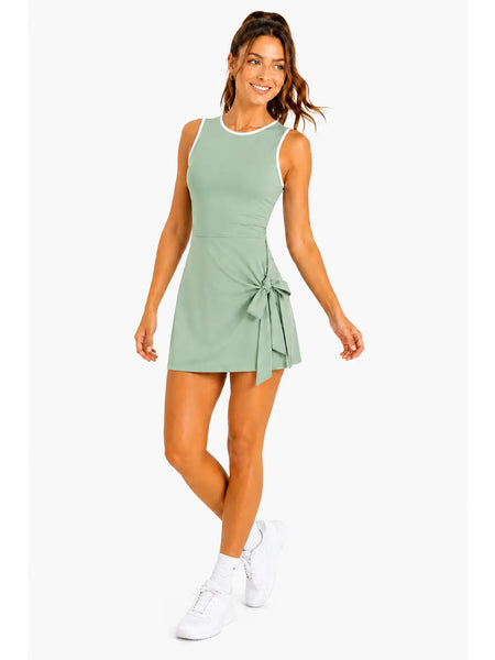 ON THE RUN TENNIS DRESS- SAGE