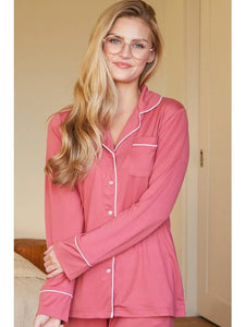 PJ SET-CRANBERRY