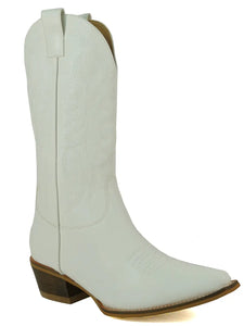 THE COASTAL COWGIRL BOOTS- WHITE