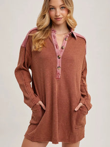 Thermal Henley Tunic