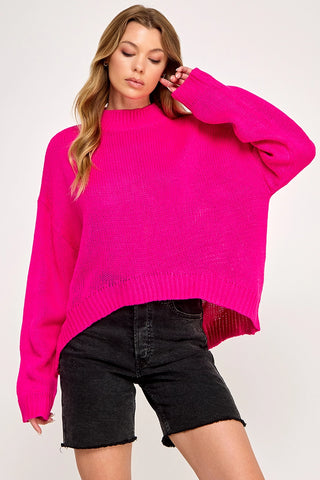 THE LAUREN SWEATER-PINK