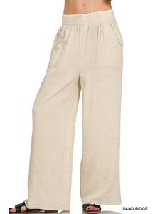 THE SUMMER PANTS-TAN
