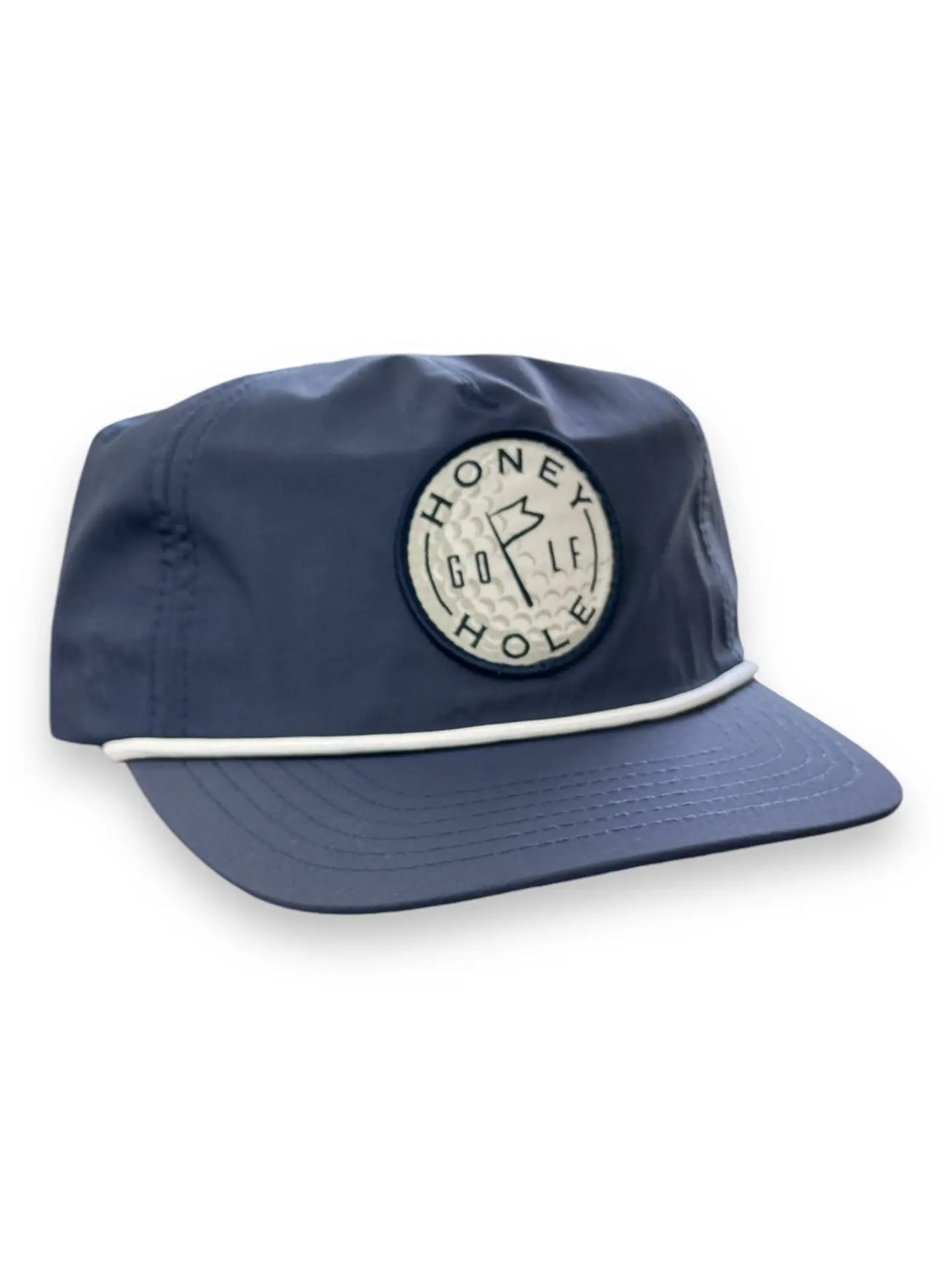 Unstructured Rope Hat - Honey Hole in One - Navy