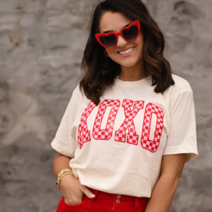 Xoxo Checkered Tee