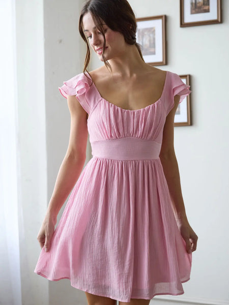 THE LAUREN DRESS-PINK