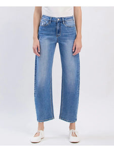 Super High Rise Barrel Leg Jeans