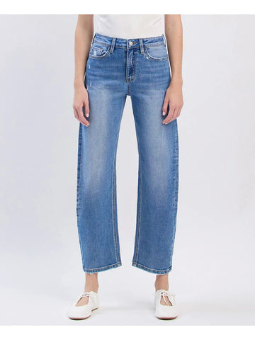 Super High Rise Barrel Leg Jeans