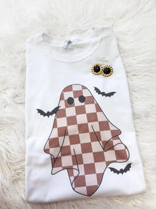 CHECKERED GHOST T
