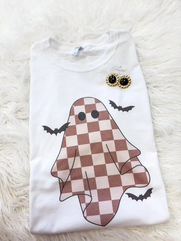 CHECKERED GHOST T