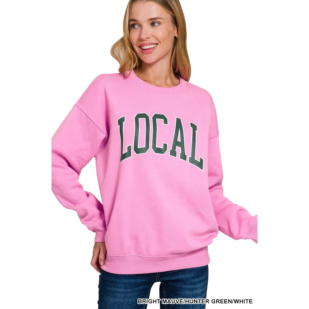 LOCAL SWEATSHIRT-PINK