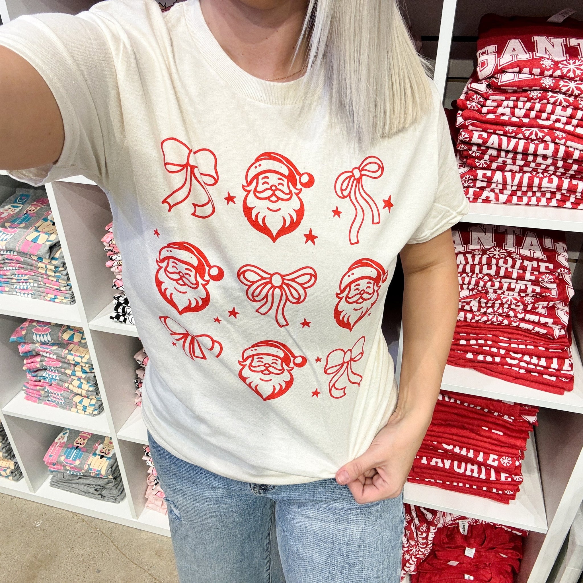 Santa Bows Graphic Tee