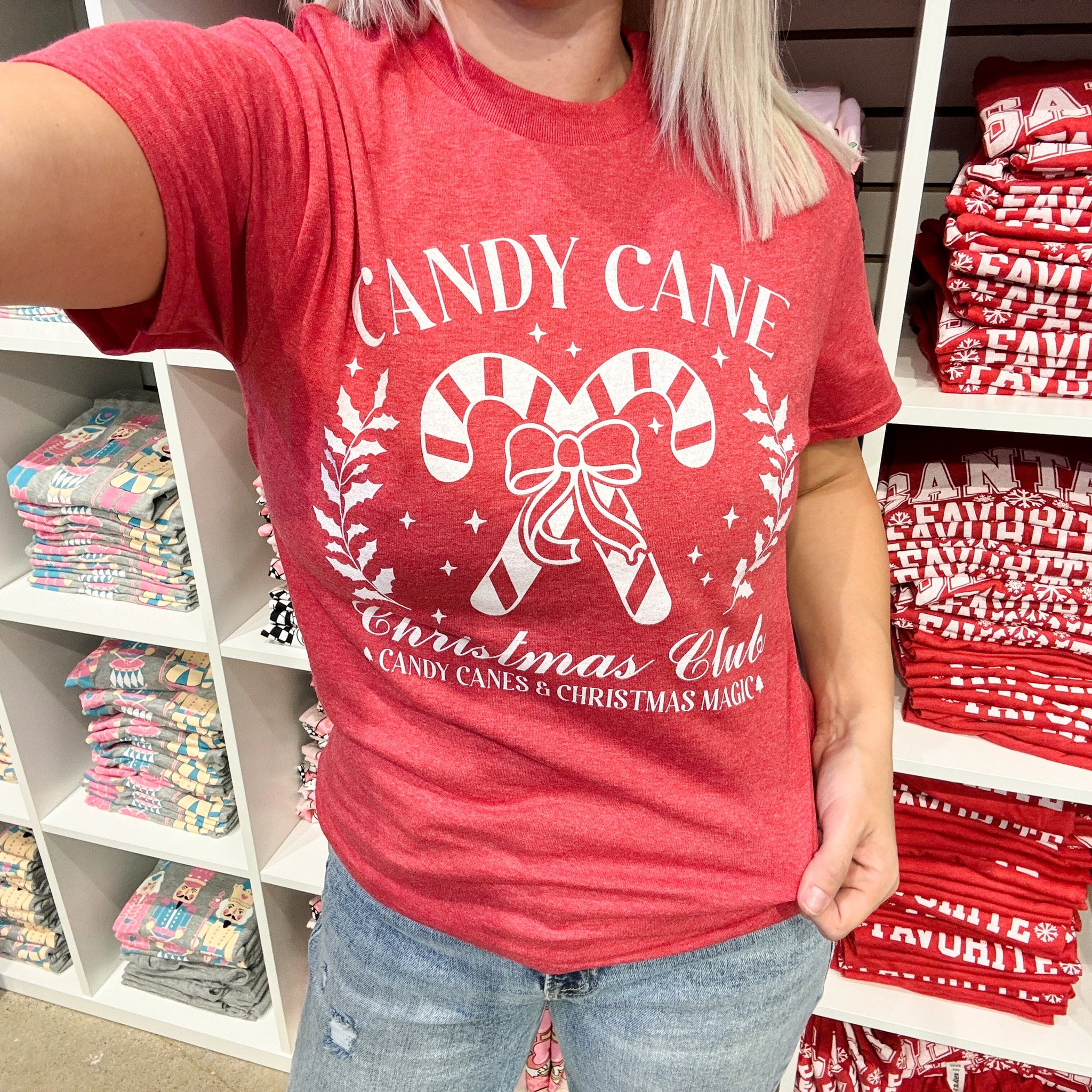 Candy Cane Graphic Tee