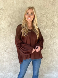 THE EMMA TOP-BROWN