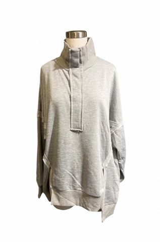 THE FREE SPIRIT PULL OVER-GRAY