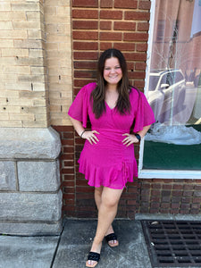 THE FAUX WRAP DRESS