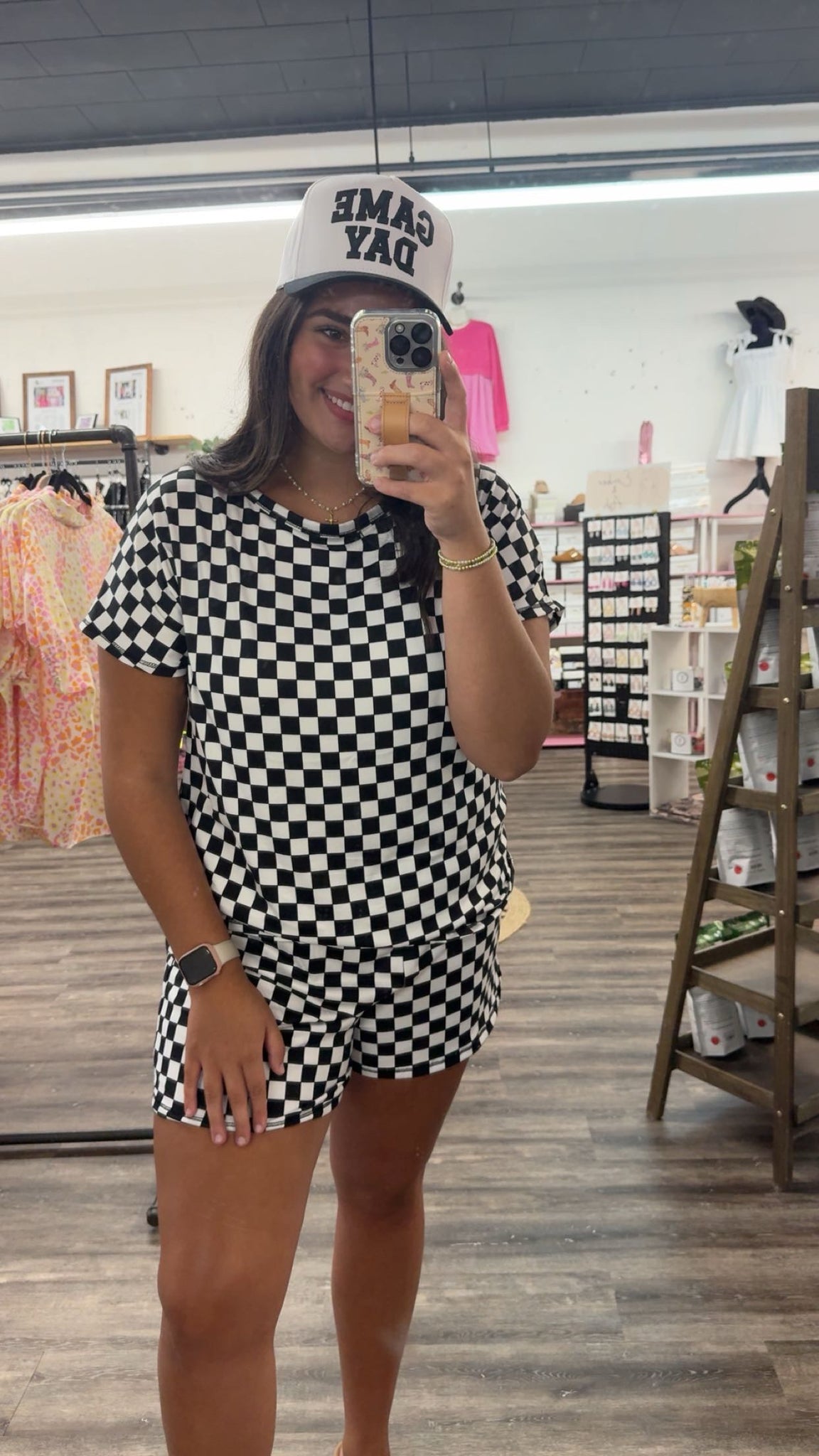 THE CHECK ME OUT SET-BLACK(S-XL)