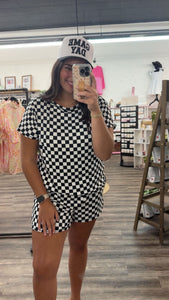 THE CHECK ME OUT SET-BLACK(S-XL)