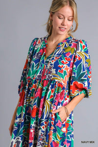 THE MACKENZIE DRESS-NAVY