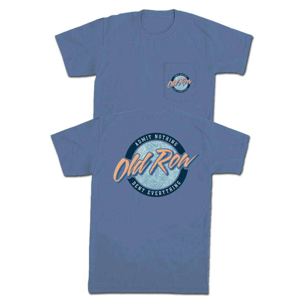 Toppo Circle Logo Pocket Tee -  Blue / 3XL