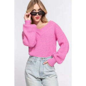 THE ALICIA SWEATER-PINK