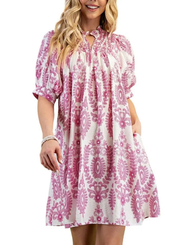 Puff Sleeve Dress
