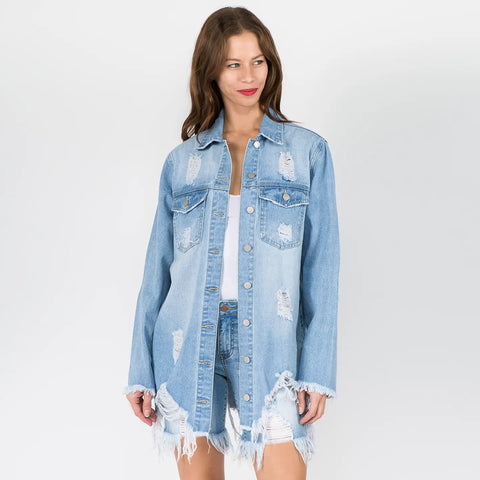 THE PERFECT DENIM JACKET- DENIM