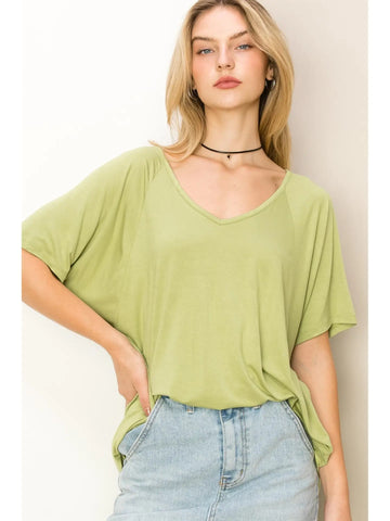 OVERSIZED Short Sleeve Top