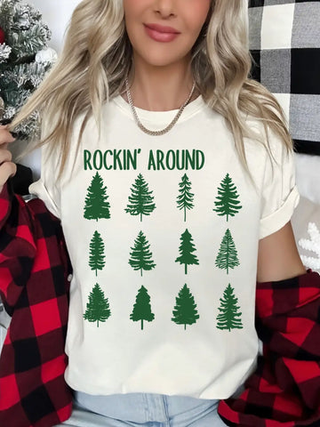 Rockin' Around Christmas Graphic Tee