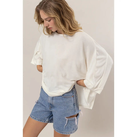 Dolman 3/4 Sleeve Top