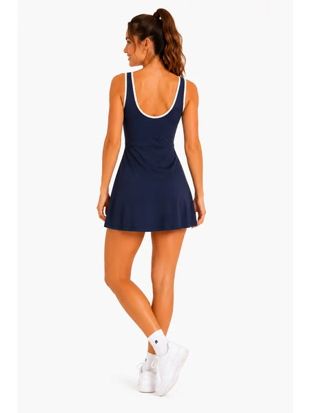 ON THE RUN TENNIS DRESS- NAVY